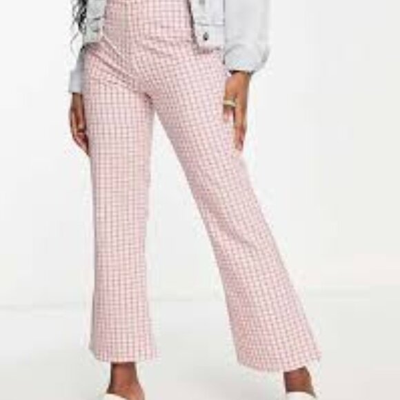 Asos Designs Checkered Pant 4 - Picture 1 of 7